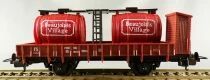 Lima 302825 Ho Fs Barrel Wagon Beaujolais Village 2 Axles Brakeman\'s Cab P660 513 NMIB