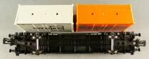 Lima 302856 Ho Db Flat Wagon 2 Axles with 2 Containers Contrans & Merzario NMIB