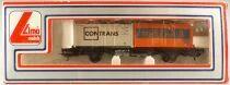 Lima 302856 Ho Db Wagon Plat 2 Essieux 2 Conteneurs Contrans & Merzario Proche Neuf Boite