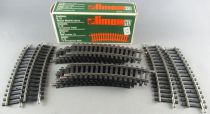 Lima 3031 Ho 12 Half Curved Steel Tracks R360 18° Mint in Box