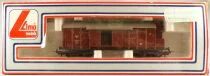 Lima 303105L Ho Sncf Covered Wagon Bogies Sliding Doors Brakeman\'s Cab Lighting NMIB