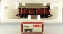 Lima 303105L Ho Sncf Wagon Couvert &agrave; Bogies Portes Coulissantes Cabine Serre-Freins Eclairage Proche Neuf Boite
