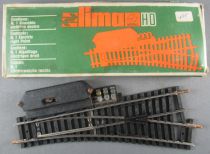Lima 3050/E Ho Electric Right Point Steel Tracks 18° 165 mm Boxed