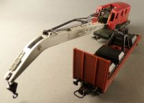 Lima 309058 Ho Db Grue de Levage & Wagon Porte Flèche Tbe Boite