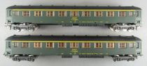 Lima Lima 309124 Ho Sncf 2 Voitures Uic A9 1° Classe 518710-181677 Toit noir 2 