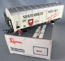 Lima 3111 Ho Db Refrigerated Wagon 2 Axles Spatenbräu Near Mint in Box