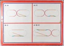 Lima 4051 Ho Additional Track Pack A as 13 Steel Rails Figure-Eight Circuit Mint in Box