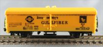 Lima 470 N Scale Sj Gullfiber Refrigerated 2 Axles Wagon 53034 Yellow