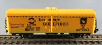 Lima 470 N Scale Sj Gullfiber Refrigerated 2 Axles Wagon 53034 Yellow