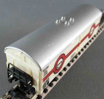 Lima 475 N Scale Renfe Transfesa Refrigerated 2 Axles Wagon N520106 White no Box