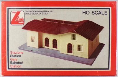 Lima 60 0045 Ho Country Train Station Mint in Box
