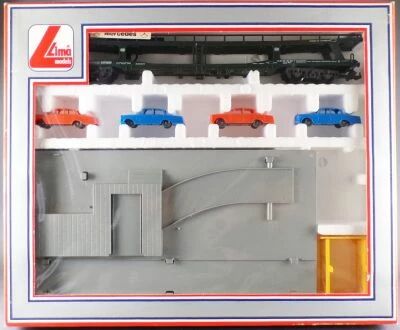 Lima 60 0940 Ho Automatic Car Unloader with Mercedes Wagon Mint in Box