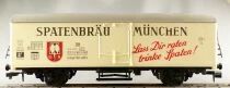 Lima 6704 O 0 Gauge Spatenbr&auml;u Uic Riv Refrigerated Wagon 2 Axles White Livery