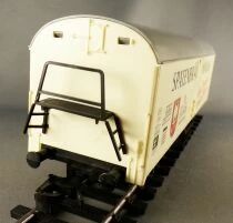 Lima 6704 O 0 Gauge Spatenbr&auml;u Uic Riv Refrigerated Wagon 2 Axles White Livery