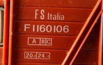 Lima 6741 0 Gauge Fs Uic Covered Wagon 2 Axles Sliding Doors 1160106 Brown Livery