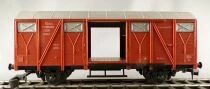 Lima 6741 0 Gauge Fs Uic Covered Wagon 2 Axles Sliding Doors 1160106 Brown Livery