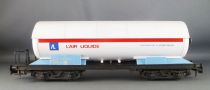 Lima 6770 O Gauge Sncf L\'Air Liquide Tank Wagon with Bogies Mint in Box