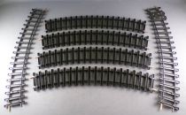 Lima 6811 O Gauge 6 x Curved Steel Tracks Includes Supply One R=700 30° no Box
