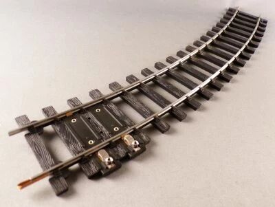  Lima 6811C O 0 Gauge Curved Steel Tracks with Power Clip R=700 30� no Box