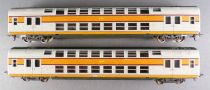 Lima 9231 x 2 Ho Sncf Suburban 2 Levels Passengers Coach 2nd Class Bc Type no Box
