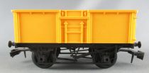 Lima Ech O Br Wagon Tombereau 2 Essieux Livrée Jaune sans Boite