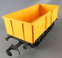 Lima Ech O Br Wagon Tombereau 2 Essieux Livrée Jaune sans Boite