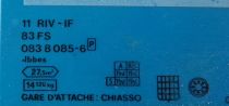 Lima Ho Fs Wagon Frigorifique 2 Essieux Interfrigo Bleu Ibbes Chiasso sans Boite