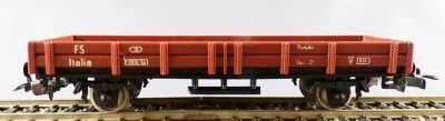 Lima Ho Fs Wagon Plat 2 Essieux Livr�e Marron sans Boite