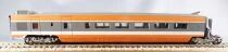 Lima Ho Sncf 1st Class Coach Speed Train Pse Orange Tgv with Interior + Central Bogie