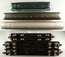 Lima Ho Sncf Coffret Train Voyageurs Loco BB 67001 Voitures Uic 1&deg;Classe/Fourgon Gril Express Grand Confort Pont Rails T