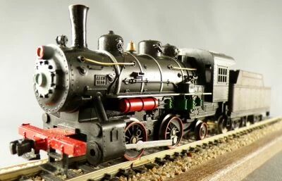 Lima Ho Sncf Steam Locomotive Alco 1930 Type  0-4-2 021 Black Livery with Brown Tender no Box