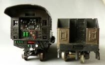 Lima Ho Sncf Steam Locomotive Alco 1930 Type  0-4-2 021 Black Livery with Brown Tender no Box