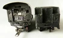 Lima Ho Sncf Steam Locomotive Alco 1930 Type  0-4-2 021 with Tender Black Livery no Box