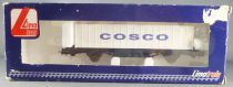 Lima Jouef L300002 Ho Sncf Wagon Plat Type Laes Container Cosco Neuf Boite