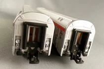 Lima Models 301023 Ho Sncf 2 Voiture Dev TEE Livr&eacute;e Inox Proche Neuf Boite 