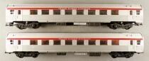 Lima Models 301023 Ho Sncf 2 x Dev Tee Coach Stainless Steel Livery Near Mint in Box