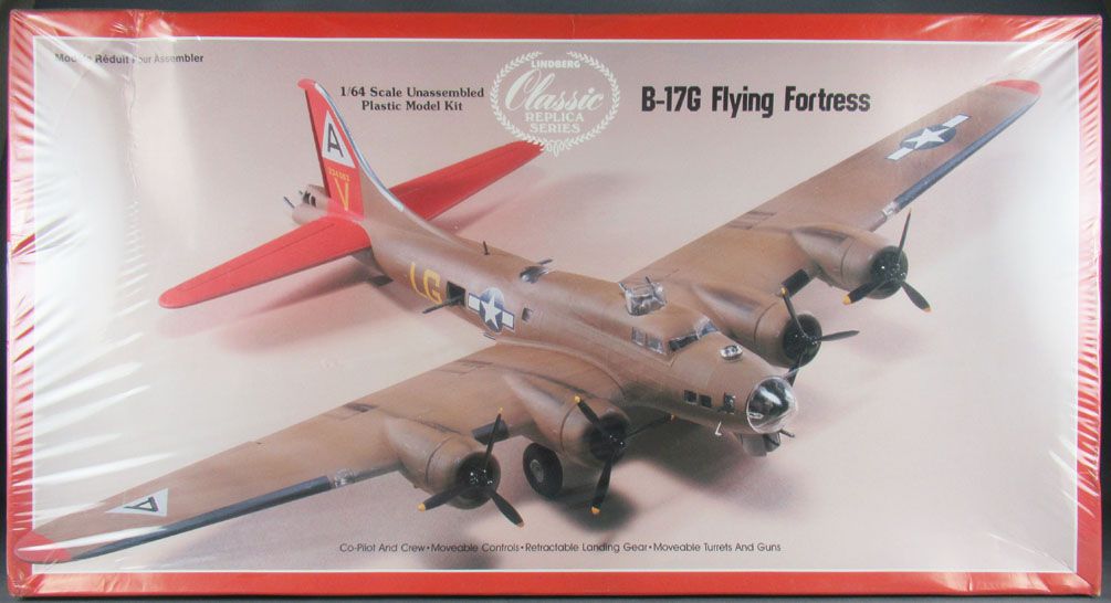 Airplane USAAF B-17G Flying Fortress Hunderbird Bomber Diecast Model Aircraft 