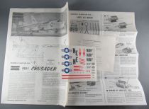 Lindberg - N°2507M  Motorized US NavyF8U Crusader 1:48 Plastic Kit MIB