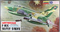 Lindberg - N°2509M Avion Chasse USAF Motorisé F-100 Super Sabre 1/48 Neuf Boite