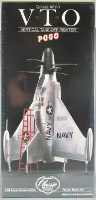 Lindberg - N�536 Avion D�collage Vertical Convair XFY-1 Vto 1/48 Neuf Boite Cellophan�e