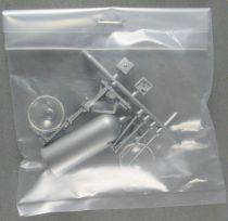 Lindberg - No 100-:98 Satellite With Three Stage Launching Rocket Rare 1958 Kit 1:200 Parts