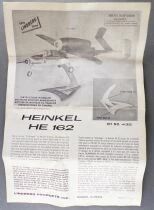 Lindberg 432:29 - Notice d\'Assemblage WW2 Luftwaffe Avion de Chasse Heinkel HE 1-&eacute; 1/72