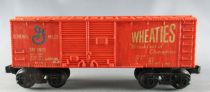 Lionel 0 Gauge 3 Rails Usa Fridge Wagon Box Car Wheaties GM 9040 Orange no Box
