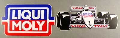 Liqui Moly - Huile Automobile  - Lot de 2 Autocollants Vintage