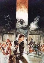 Lithograph - Star Wars Smugglers Moon Signed Art Print by Dave Dorman (1064/1500)
