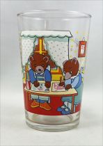Little Brown Bear - Amora Mustard glass - Little Brown Bear and his Daddy...