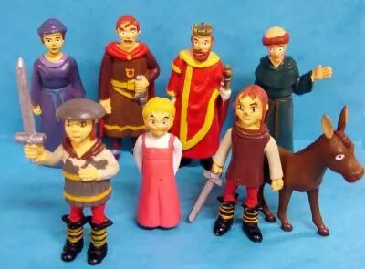 Little El Cid no B�ken - Set of 8 PVC figures