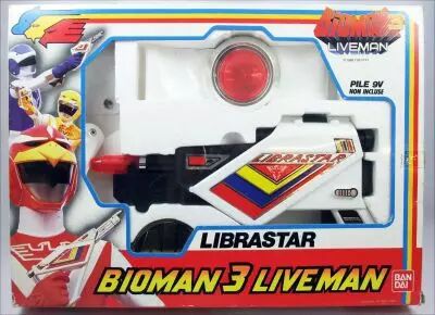 Liveman - Bioman 3 Librastar - Bandai France