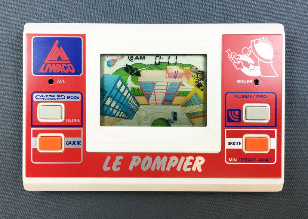 LE POMPIER Great Fireman LIWACO Vintage Rare LCD Electronic Handheld Game NIB! 