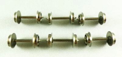 LMT 11 Ho 6 Essieux M�tal Bruni Diam�tre 9mm Longueur 24,75mm CC 1 Roue Isol�e